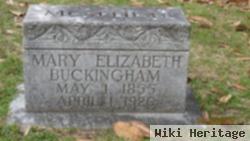 Mary Elizabeth Bagot Buckingham