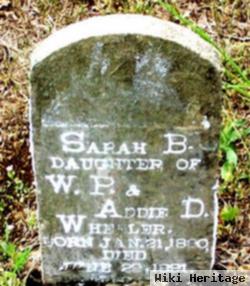 Sarah B Wheeler