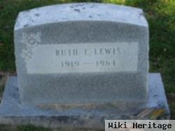 Ruth E Lewis