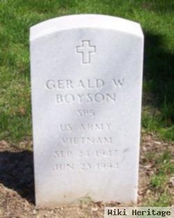 Gerald W Boyson