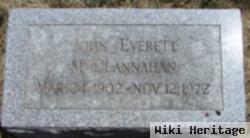 John Everett Mcclannahan