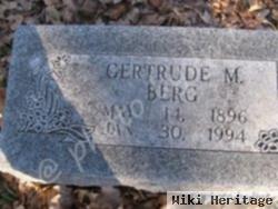 Gertrude M Berg