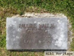 Pauline Hoflander Wallje Giesing