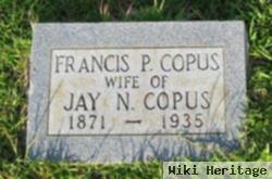 Francis "fannie" Pillar Copus