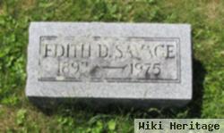 Edith D Savage