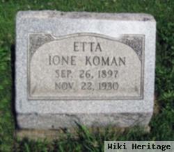 Etta Ione Koman