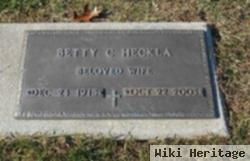 Elizabeth C. "betty" Heckla