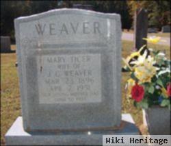 Mary Ann Ticer Weaver