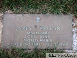 Lcdr James E Mclean