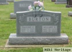 Willard H Burton