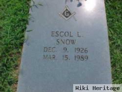 Escol Lee Snow