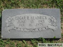 Edgar R Headrick