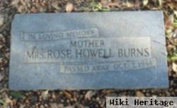 Rose Howell Burns