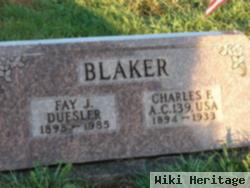 Charles Foster "fos" Blaker