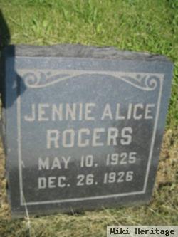 Jennie Alice Rogers