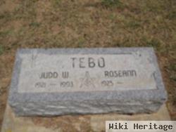 Judd W Tebo