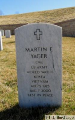 Martin F "bill" Yager