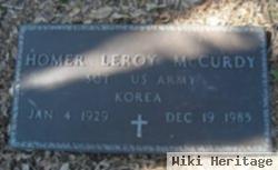 Homer Leroy Mccurdy