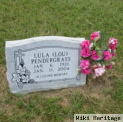 Lula "lou" Pendergrass