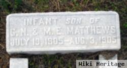 Infant Son Matthews