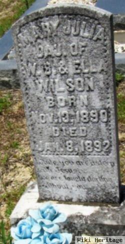 Mary Julia Wilson