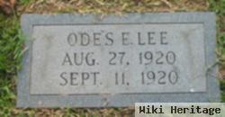 Odes Elizabeth Lee