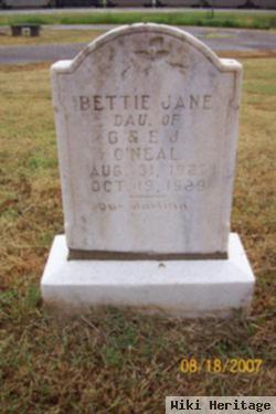 Bettie Jane Oneal