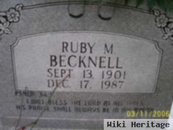 Ruby Peters Becknell