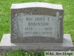 Rev John E Robinson