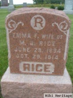 Emma Francis Vanstane Rice