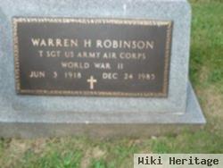 Warren H Robinson