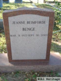 Jeanne Beimforde Benge