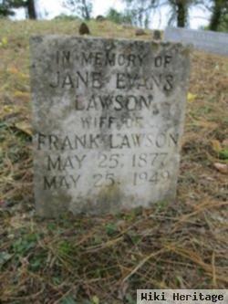 Jane Evans Lawson