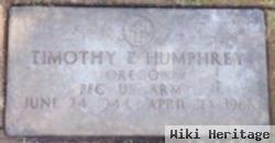 Timothy E Humphrey