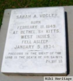 Sarah A Vogler