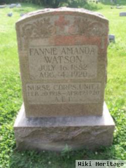 Fannie Amanda Watson