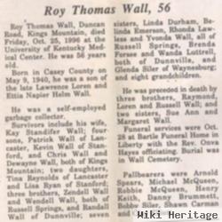 Roy Thomas Wall