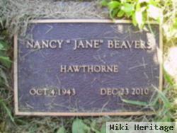 Nancy "jane" Beavers Hawthorne