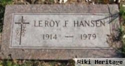 Leroy F Hansen