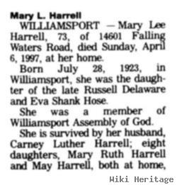 Mary Lee Hose Harrell