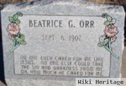 Beatrice G Orr