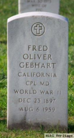 Fred Oliver Gebhart