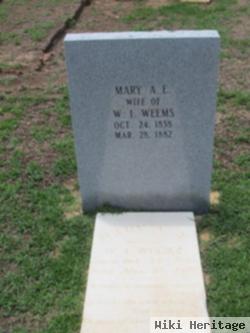 Mary A.e. Weems