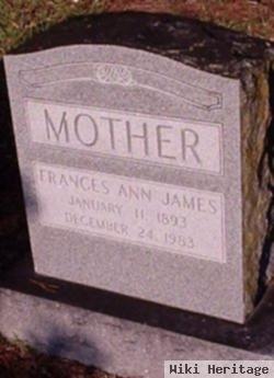 Frances Ann Mcdonald James