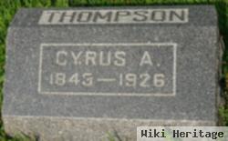 Cyrus A Thompson