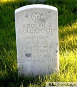 Pvt Adolph Louis Gullickson