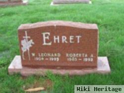 Roberta A Ritter Ehret