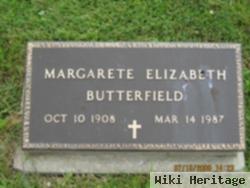 Margarete Elizabeth "betty" Charron Butterfield