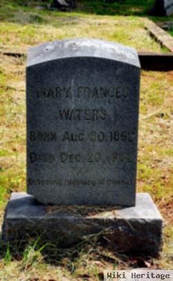 Mary Frances Porterfield Waters
