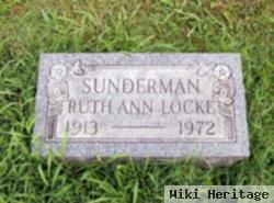 Ruth Ann Locke Sunderman